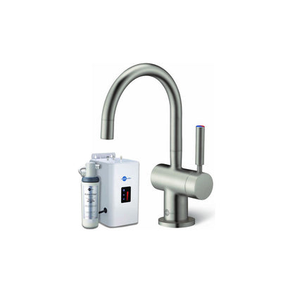 InSinkErator HC3300 Hot/Cold Mixer Tap, Neo Tank & Water Filter - Brushed Steel