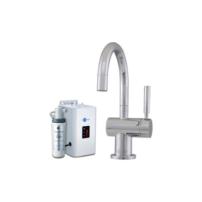 InSinkErator H3300 Hot Mixer Tap, Neo Tank & Water Filter - Brushed Steel