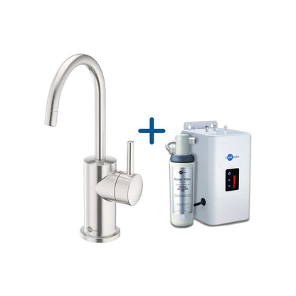 InSinkErator FH3010 Hot Water Tap & Neo Tank - Brushed Steel