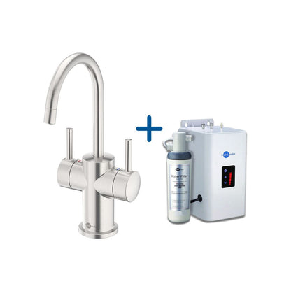 InSinkErator FHC3010 Hot/Cold Water Mixer Tap & Neo Tank - Brushed Steel