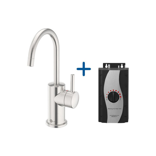 Robinet d'eau chaude et réservoir standard InSinkErator FH3010 - Acier brossé