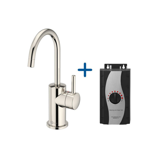 Robinet d'eau chaude et réservoir standard InSinkErator FH3010 - Nickel poli