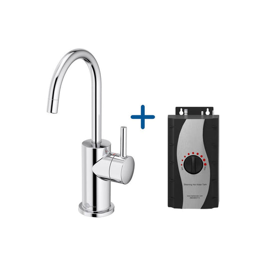 Robinet d'eau chaude et réservoir standard InSinkErator FH3010 - Chrome