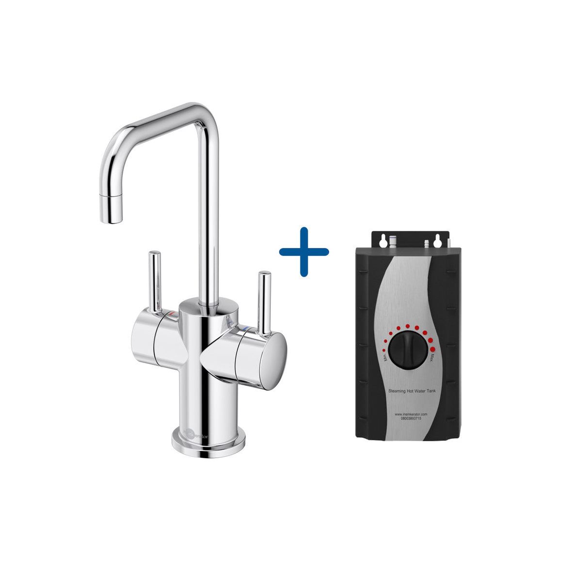 InSinkErator FHC3020 Mitigeur d'eau chaude/froide et réservoir standard - Chrome