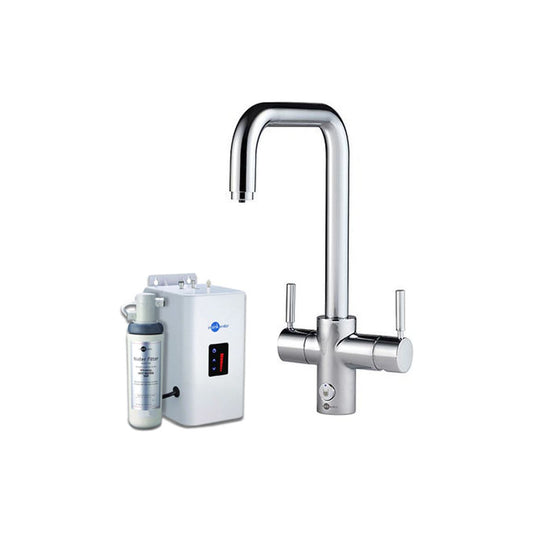 Robinet en forme de U InSinkErator 4N1, pack réservoir Neo et filtre - Chrome