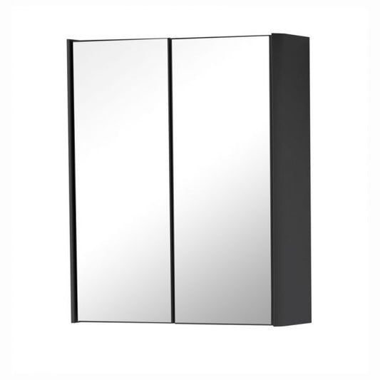 Arc 500mm Mirror Cabinet Matt Graphite