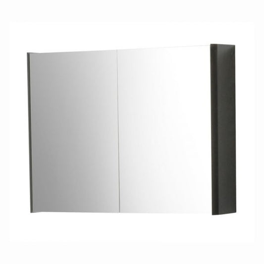 Armoire à miroir Arc 800 mm graphite mat