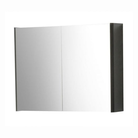 Arc 800mm Mirror Cabinet Matt Graphite