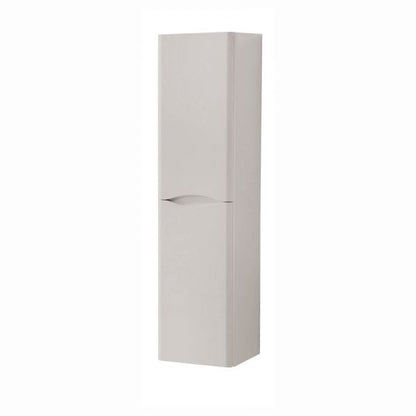 Arc 1400mm Wall Mounted Tall Unit Matt Cashmere