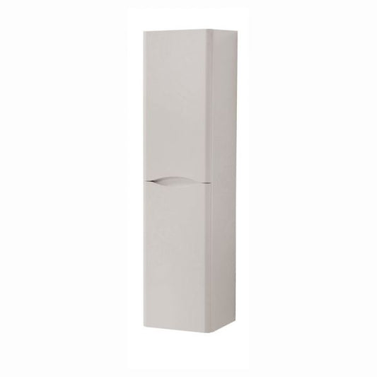 Arc 1400mm Wall Mounted Tall Unit Matt Cashmere