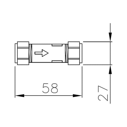 Abode Flow Control Valve - Brass