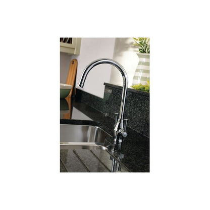 Abode Oriel 1.5B Inset Black Granite Sink & Astral Tap Pack