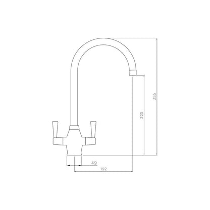 Abode Connekt 1B Inset St/Steel Sink & Astral Tap Pack