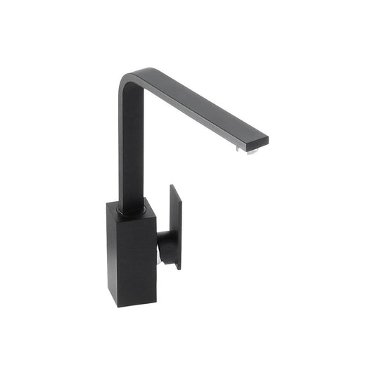 Abode New Media Single Lever Mixer Tap - Matt Black