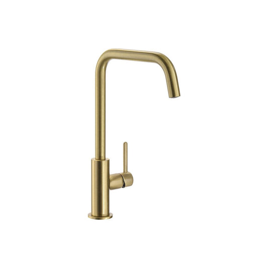 Abode Althia Single Lever Mixer Tap - Brushed Brass