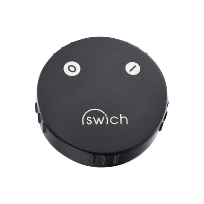 Abode Swich Diverter Valve - Round Handle w/High Resin Filter - Matt Black