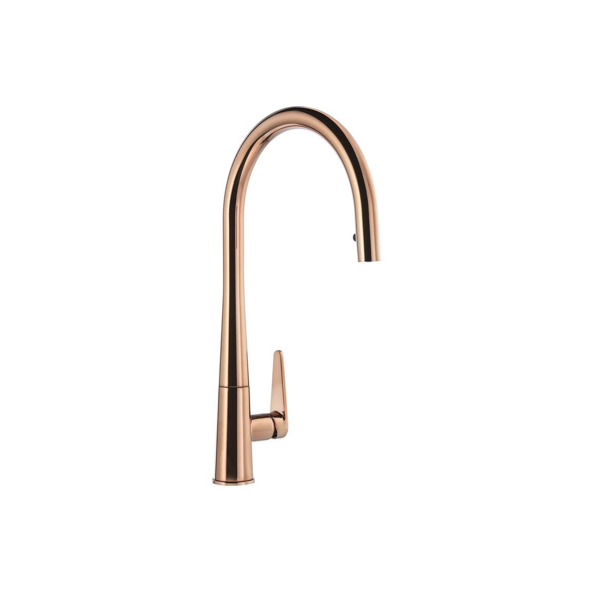 Abode Coniq R Single Lever Mixer Tap w/Pull Out - Polished Copper