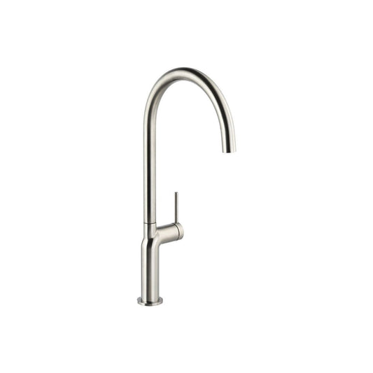 Abode Tubist Single Lever Mixer Tap - Brushed Nickel