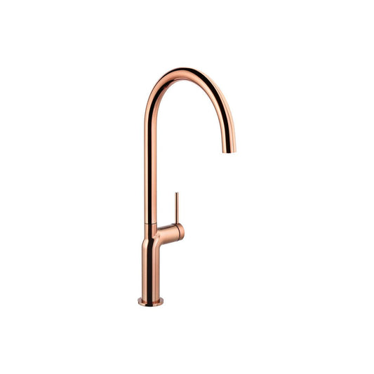 Abode Tubist Single Lever Mixer Tap - Polished Copper