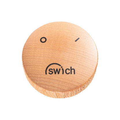 Abode Swich Diverter Valve - Round Handle w/High Resin Filter - Beech