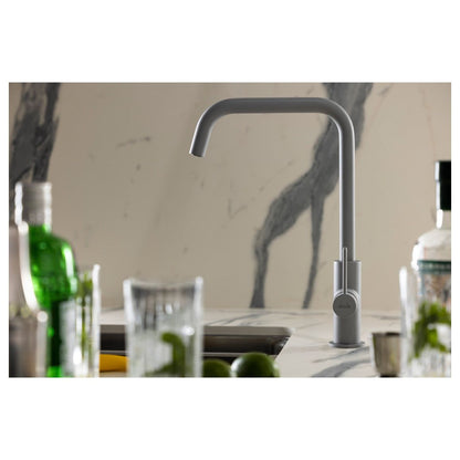 Abode Althia Single Lever Mixer Tap - Scandi Grey