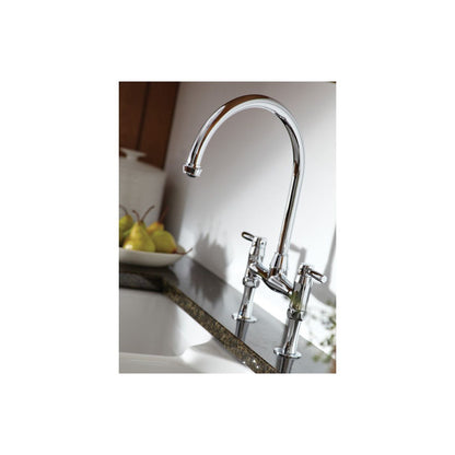 Abode Brompton Bridge Mixer Tap - Chrome