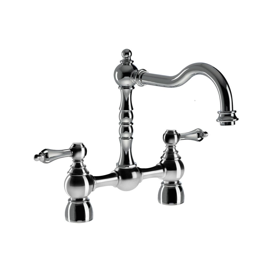 Abode Bayenne Bridge Mixer Tap - Chrome