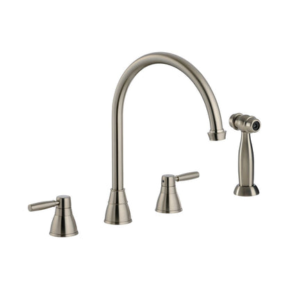 Abode Brompton 3 Part Mixer Tap w/Handspray