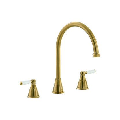 Abode Astbury 3 Part Mixer Tap - Forged Brass