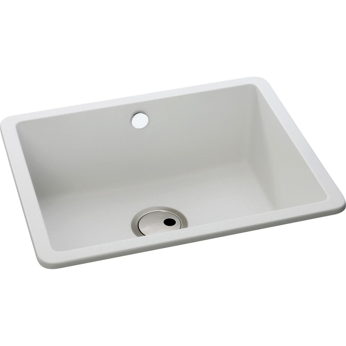 Abode Matrix Sq GR15 Large 1B Granite Inset/Undermount Sink - White