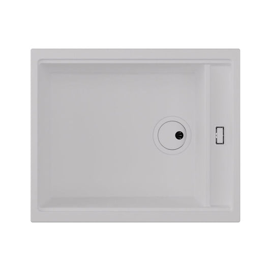 Abode Syncronist Large 1.25B Inset/Undermount Sink - White