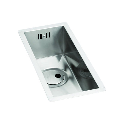 Abode Matrix R0 160mm Square 0.5B Undermount Sink - St/Steel