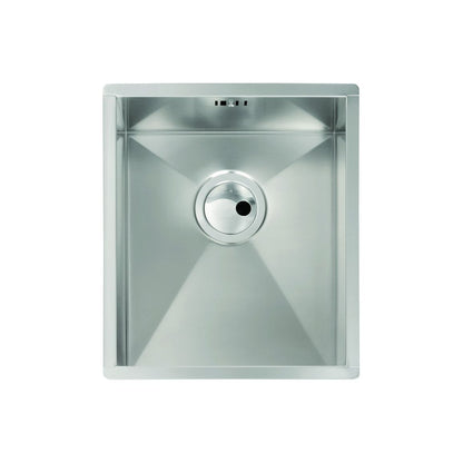 Abode Matrix R0 340mm Square 1B Undermount Sink - St/Steel