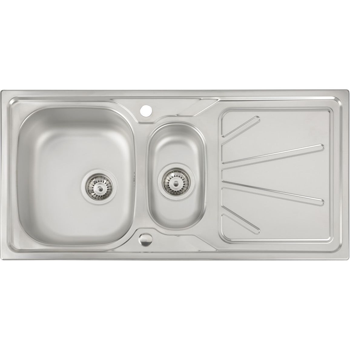 Abode Trydent 1.5B & Drainer Inset Sink - St/Steel