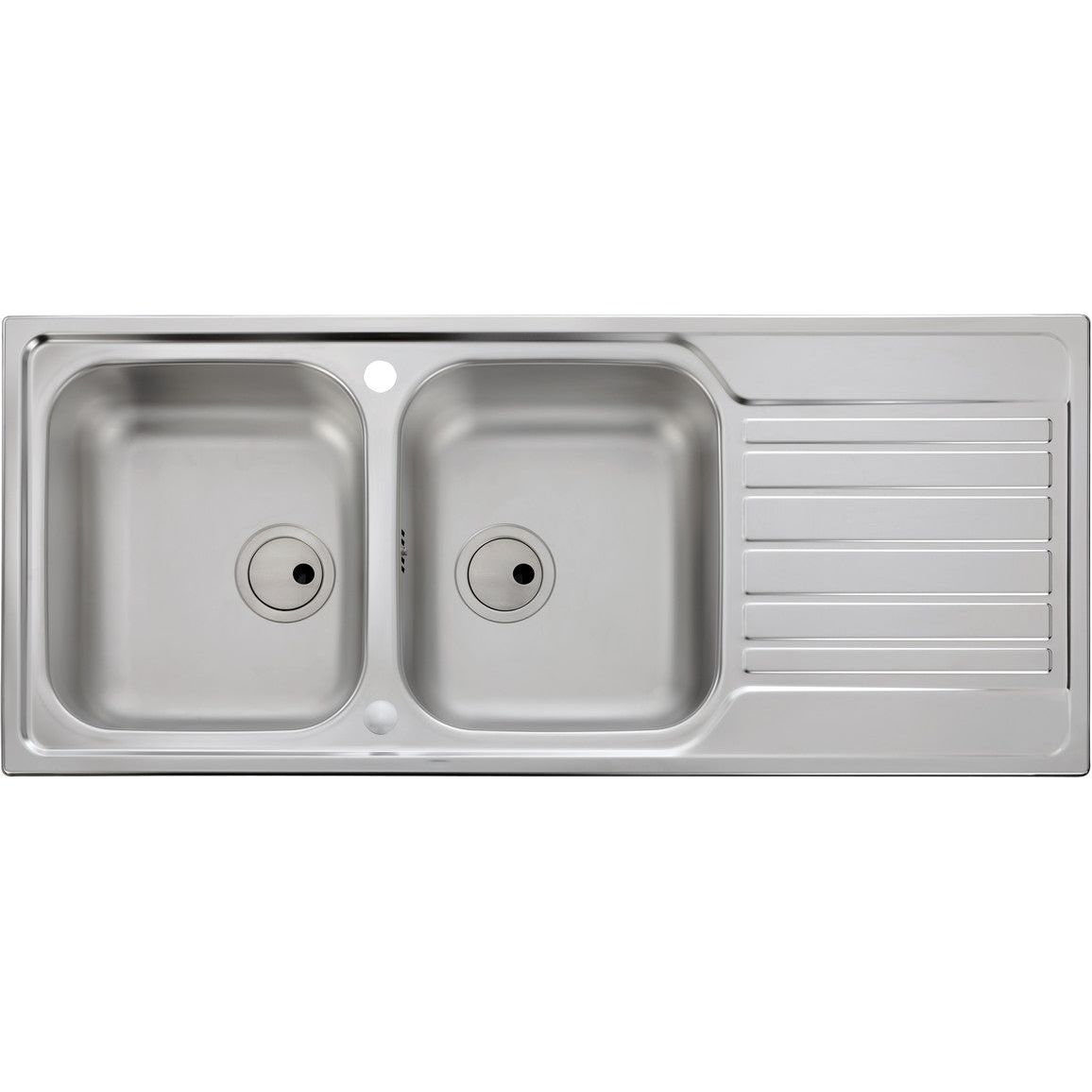 Abode Connekt 2B & Drainer Inset Sink - St/Steel