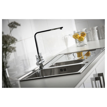 Abode Ixis 1.5B & Drainer Inset Sink - St/Steel