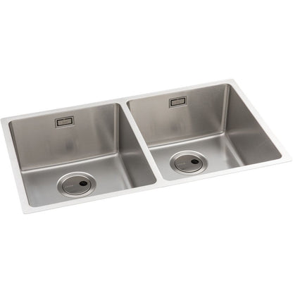 Abode Matrix R15 2B 700mm Undermount/Inset Sink - St/Steel