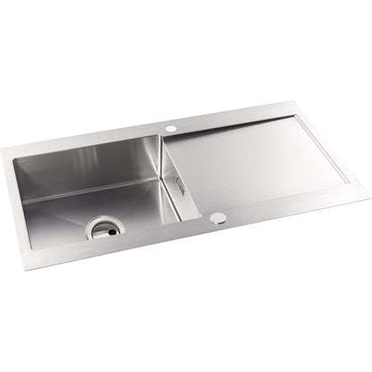 Abode Verve 1B & Drainer Inset Sink - St/Steel