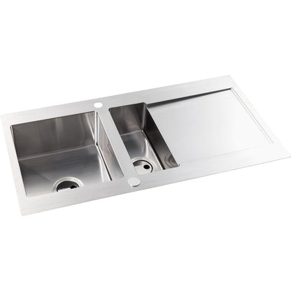 Abode Verve 1.5B & Drainer Inset Sink - St/Steel