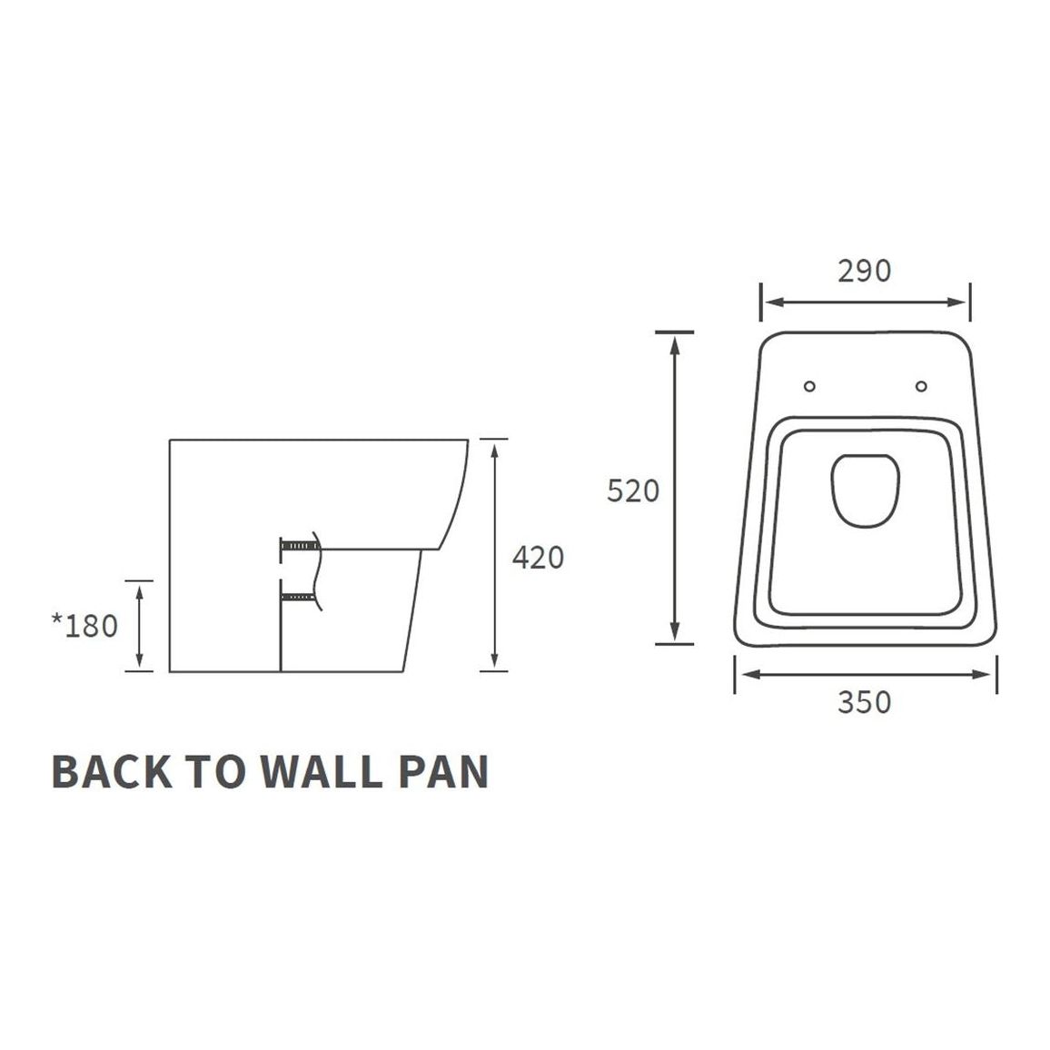 Finima Back To Wall WC & Soft Close Seat