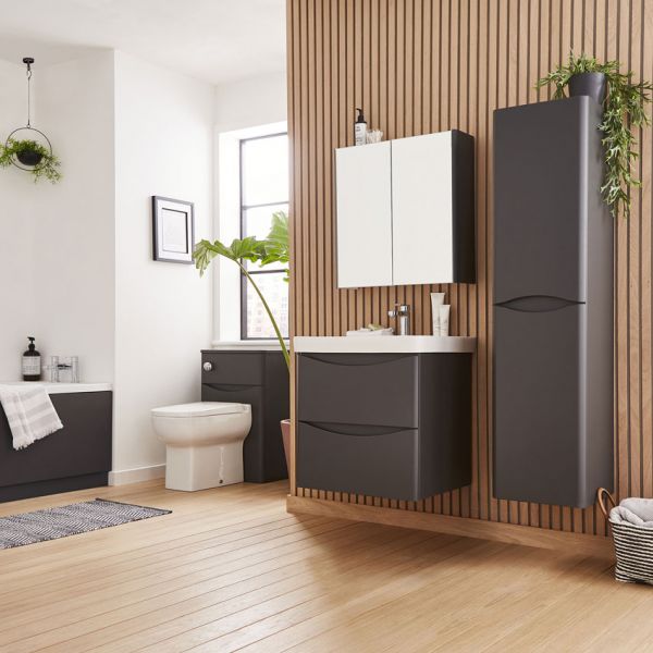 Mueble WC Arc 500mm Grafito Mate