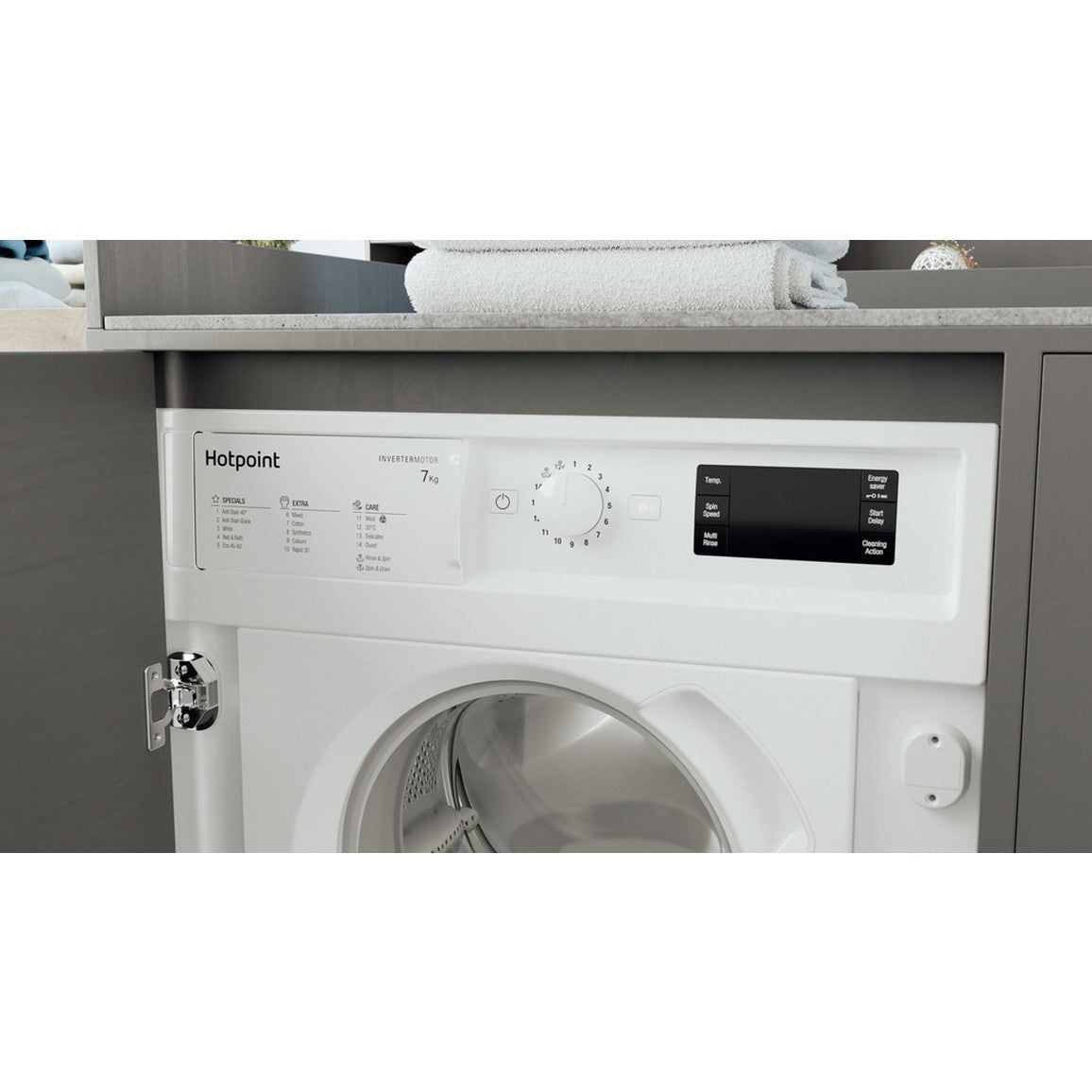 Machine à laver Hotpoint BI WMHG 71483 UK NB/I 7kg 1400 tr/min