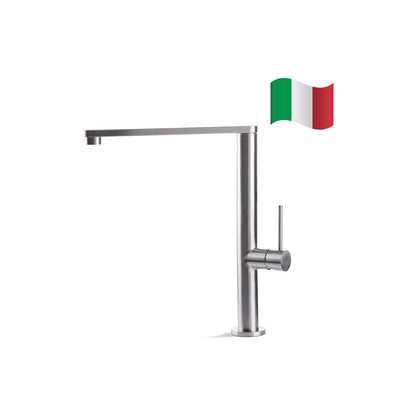 Prima+ Tiber Single Lever Flat Mixer Tap - St/Steel