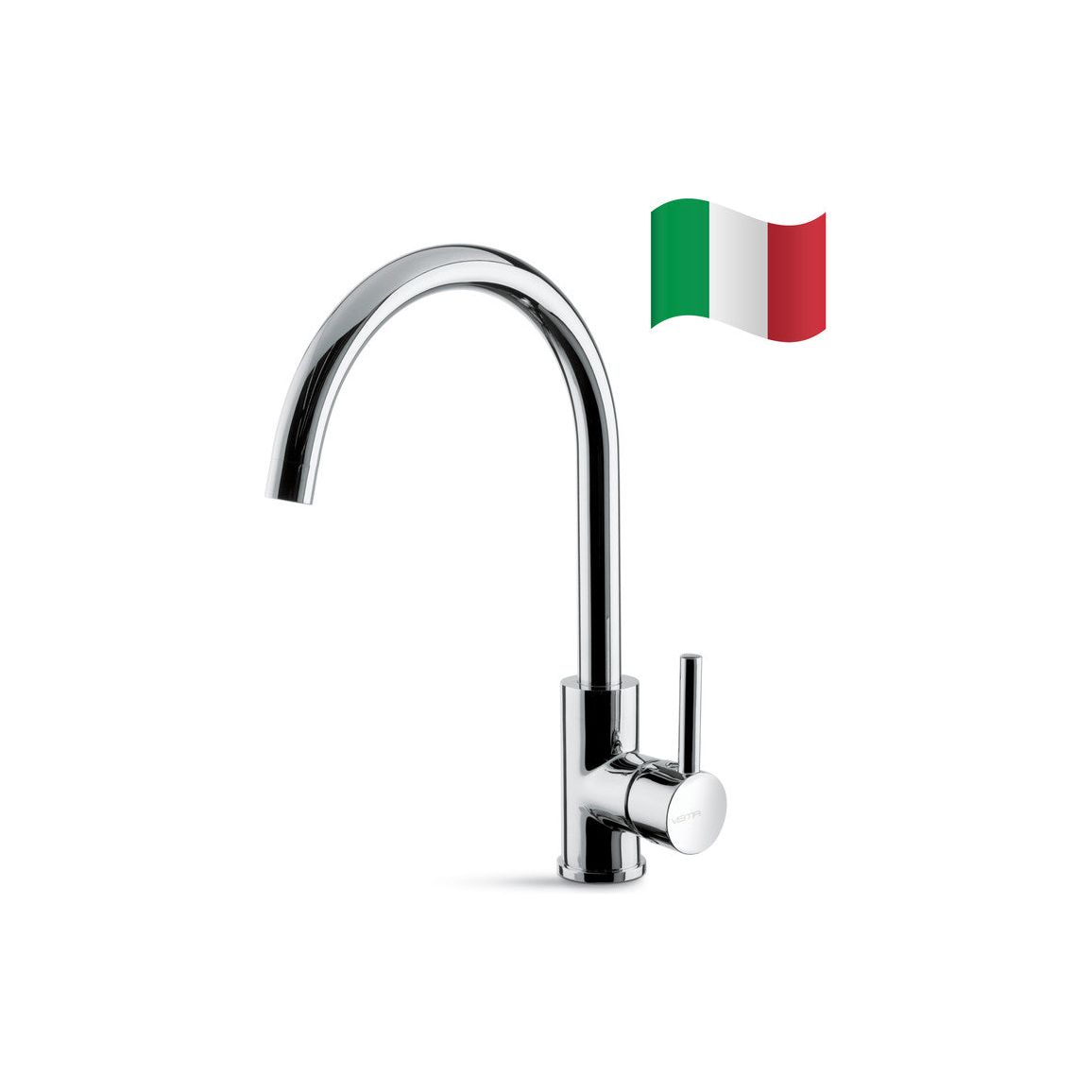 Prima+ Riace Single Lever Round Mixer Tap - Chrome