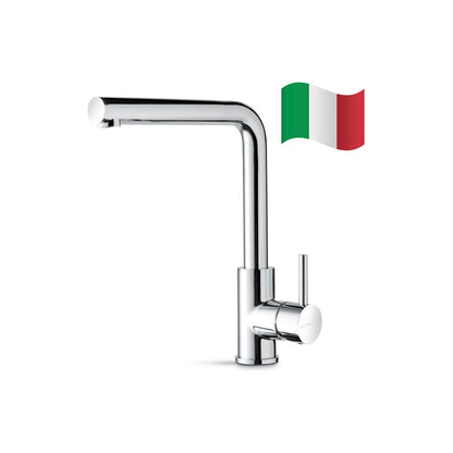 Prima+ Riace Single Lever L-Shaped Mixer Tap - Chrome