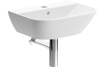 Awka 450x320mm 1TH Cloakroom Basin & Bottle Trap