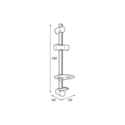 Douche électrique contemporaine Triton Aspirante 9,5 kW - Blanc brillant