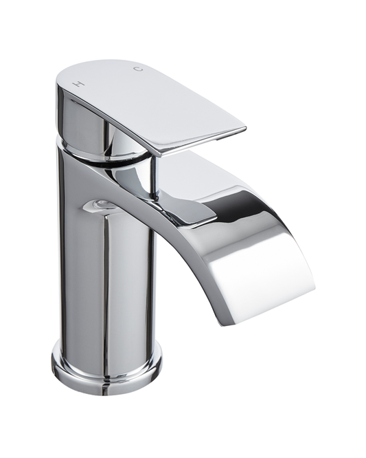 Bella Mono Basin mixer with push waste