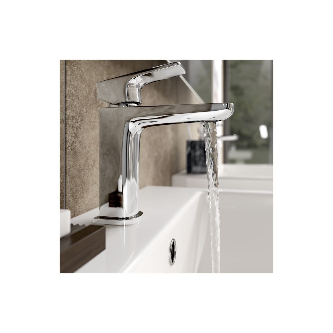 Fegge Bath/Shower Mixer - Chrome