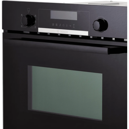 BOSCH Serie 4 Built In Combination Microwave Oven - Black